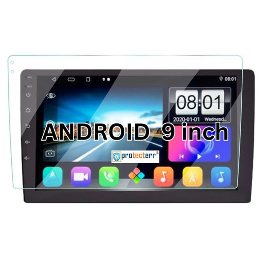 PROTECTERR® Aftermarket Android Car Stereo (Universal) (9 Inch) Touchscreen Protector Guard