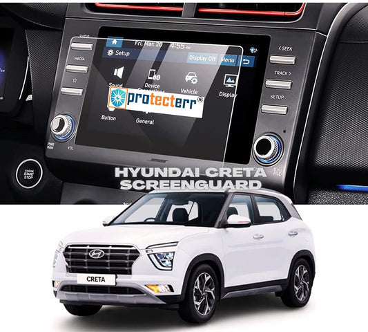 PROTECTERR® Hyundai Creta (8 Inch) Touchscreen Protector Guard