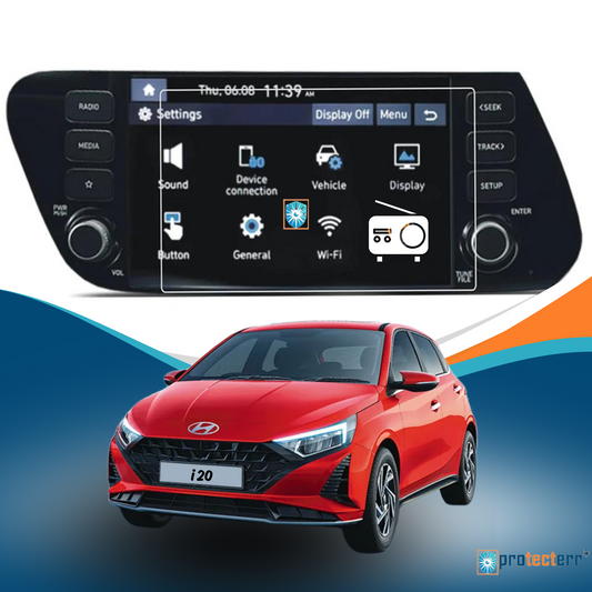 PROTECTERR® Hyundai I20 (8 Inch) Touchscreen Protector Guard