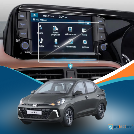 PROTECTERR® Hyundai Aura (8 Inch) Touchscreen Protector Guard