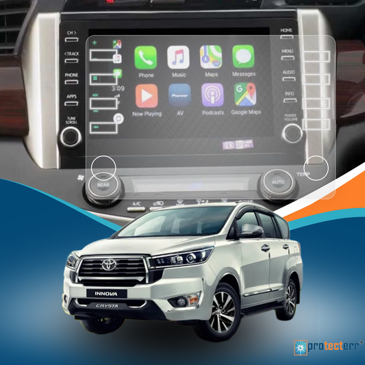 PROTECTERR® Toyota Innova Crysta (8 Inch) Touchscreen Protector Guard